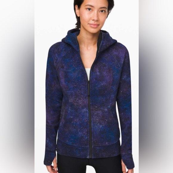 Lululemon Scuba Zip Up Hoodie *Light Cotton Fleece
Polar Lights Blue Multi‎ - Picture 1 of 8